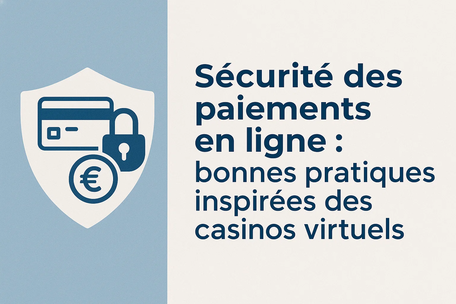 Sécurité des paiements en ligne : bonnes pratiques inspirées des casinos virtuels